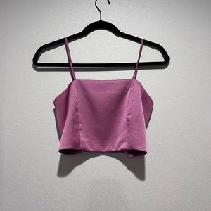 Pink Crop Tank